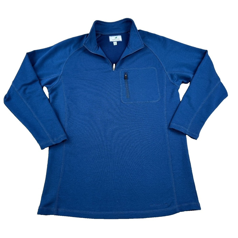 Properly Tied Boy's Pullover Youth Large Blue Quarter Zip Preppy